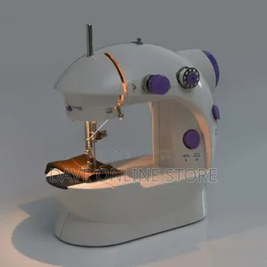 Multi Function Electric Portable Sewing Machine - White