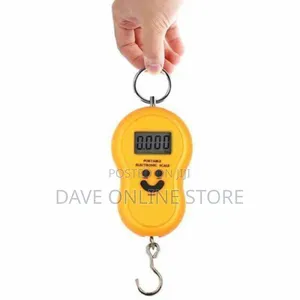 50 Kg Digital Portable Weighing Scale- Yellow