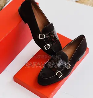 Original Steve Riots Gentle Suede Double Buckle Loafers