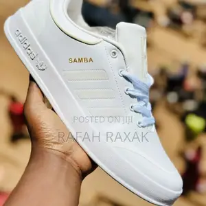 Original Triple White Adidas Samba Sneakers