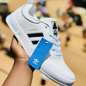 Original White/Black Adidas Samba Sneakers