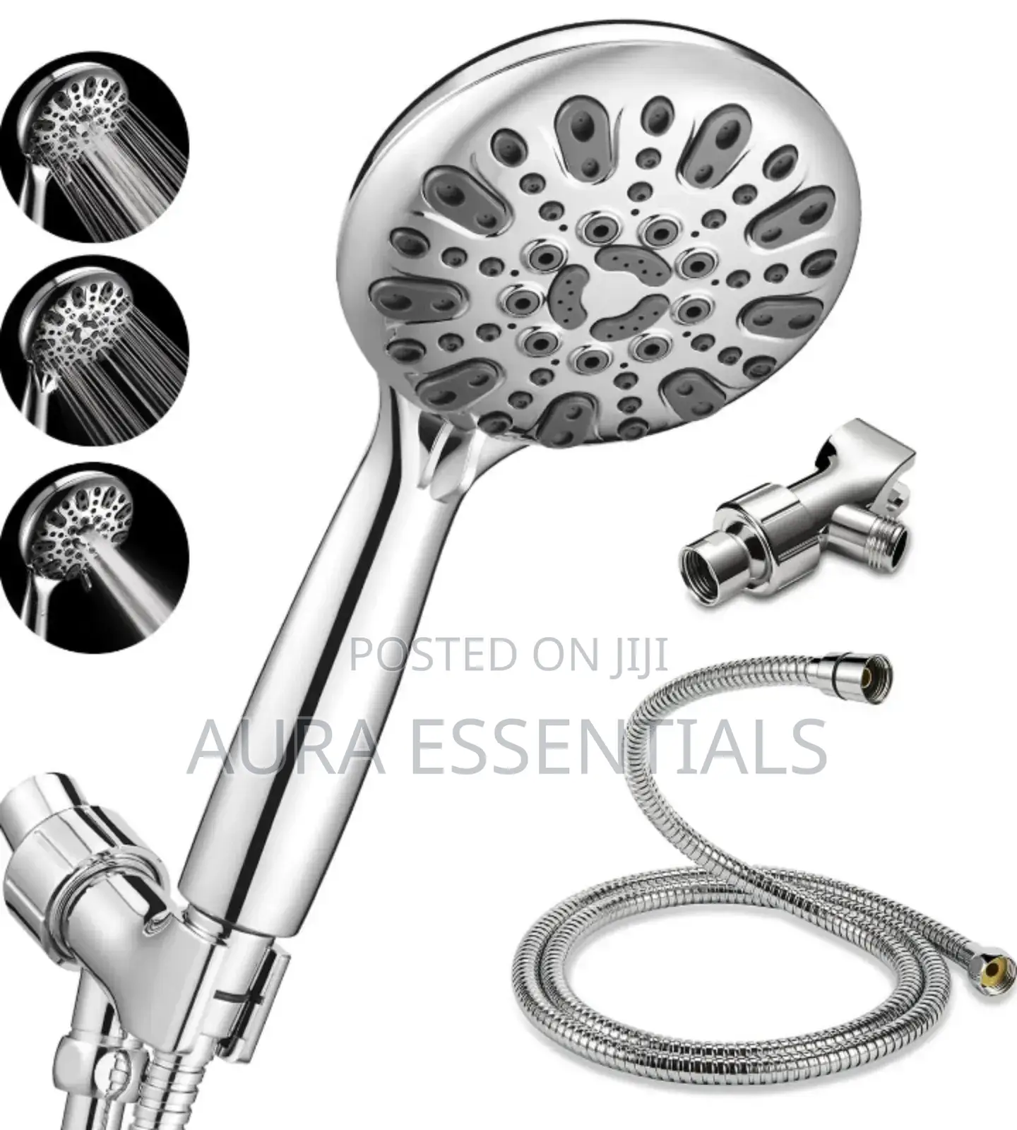 6 Spray High Pressure Handheld Shower Head