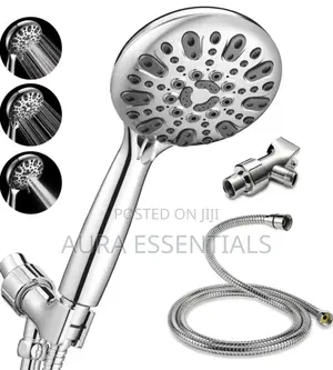6 Spray High Pressure Handheld Shower Head