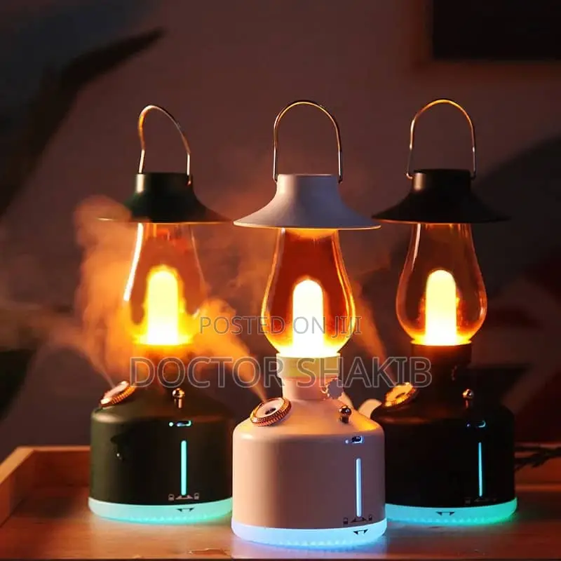 New Vintage Fire Lamp Rechargeable for Office Bedroom