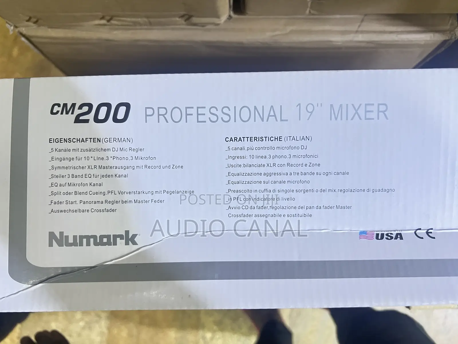 Numark 19” Music Mixer