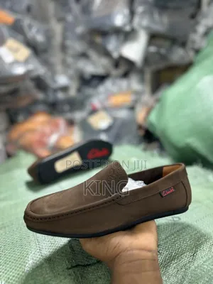 Men's Clarks Brown Moccasins