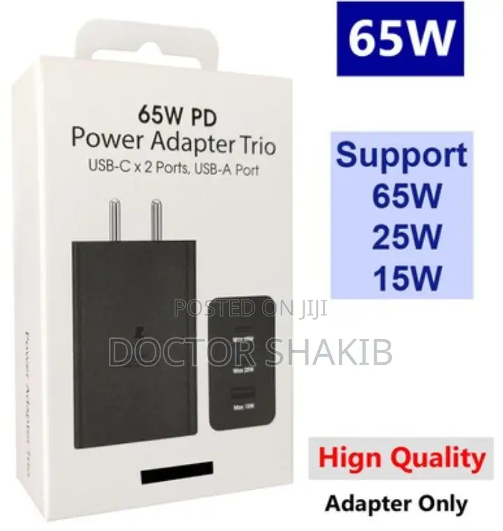 Samsung 65W PD Power Adapter - New