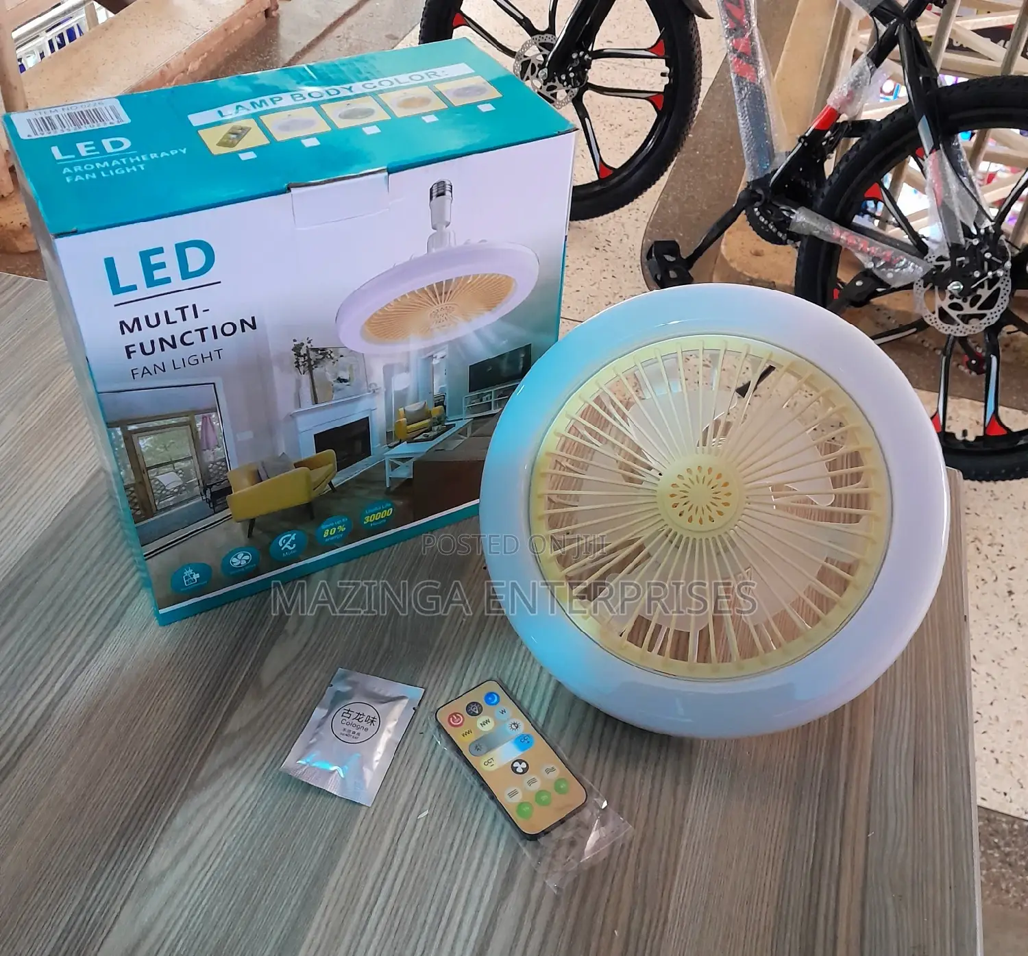 LED Multifunctional Light Bulb WTH Fan