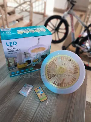 LED Multifunctional Light Bulb WTH Fan