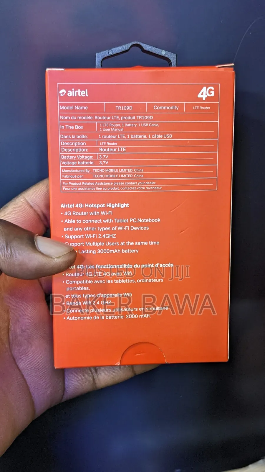 Airtel Mifi 4g Unlocked Good for Lyca Mobile