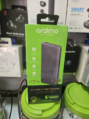 Powerbank Oraimo 10,000mah With Type-C Output 15W PD