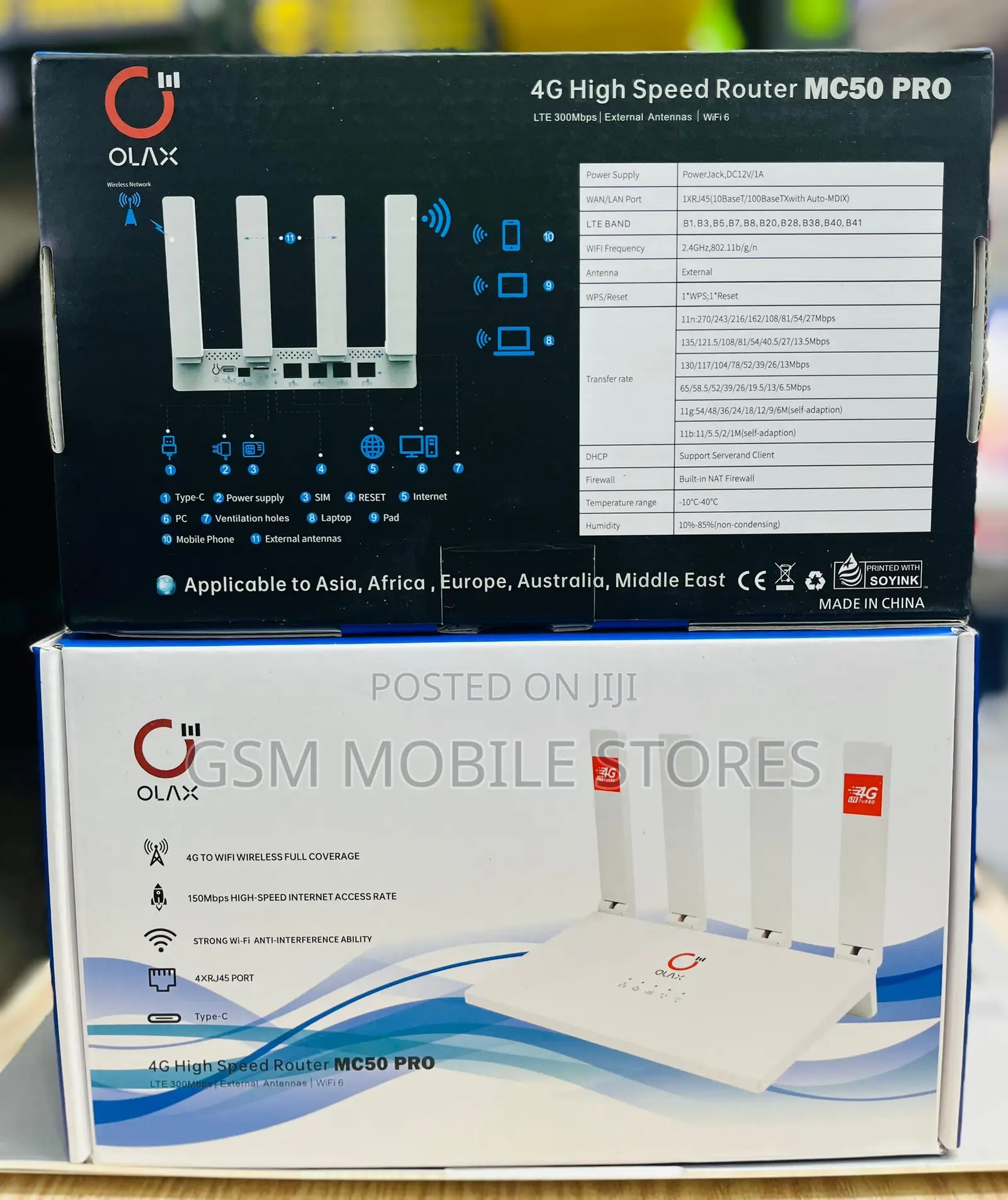 New Olax Mc50 Pro 4glte 32users 450mbps With 4antennas