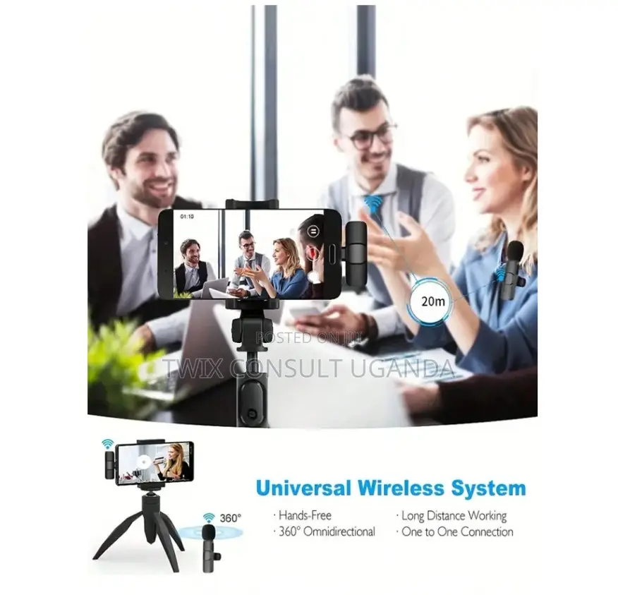 Dual Mi Wireless Lavalier Microphone