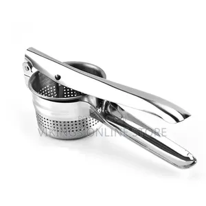 Stainless Steel Lemon Squeezer Potato Masher Garlic Slicer