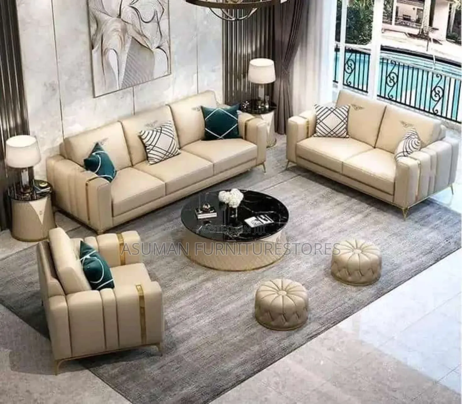 Executive 6seater Sofa and Centre Table Call