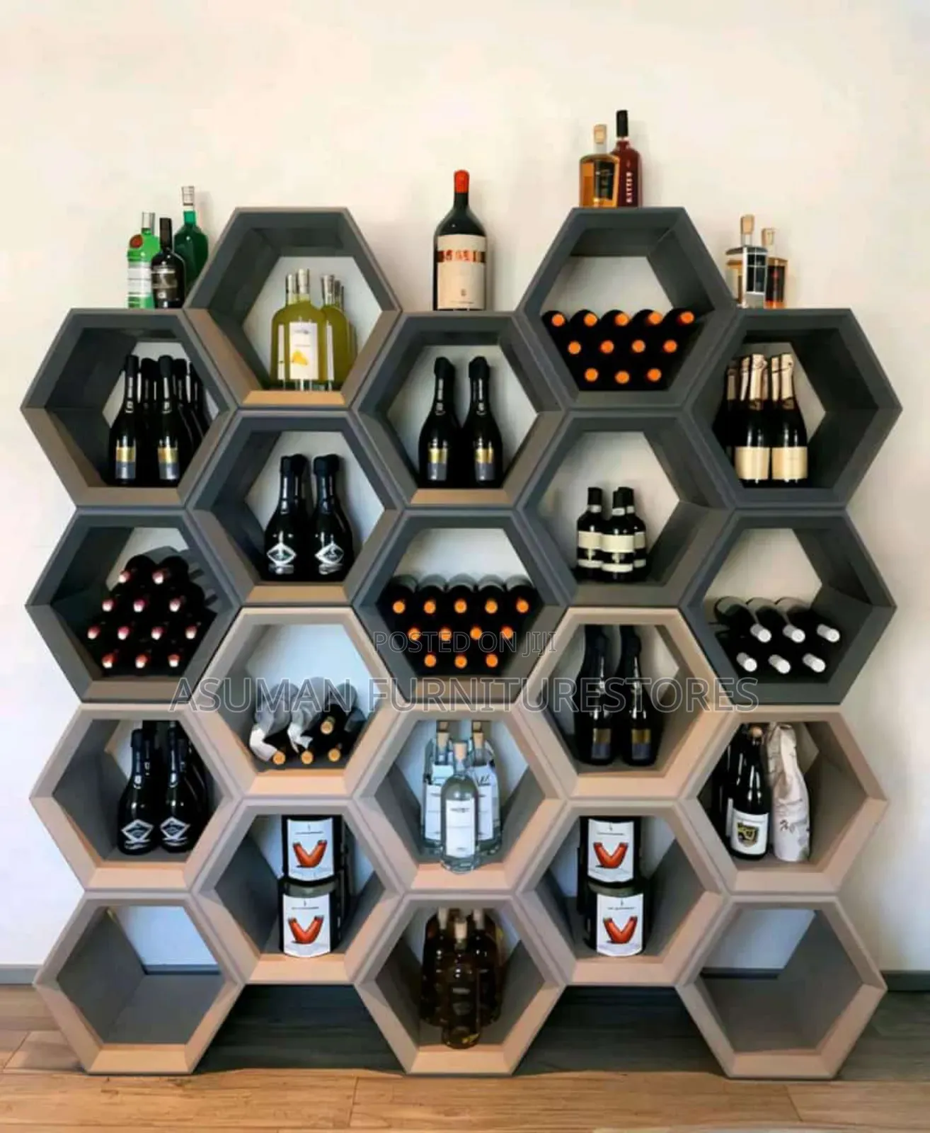 Modern Wine Rack Call Us On