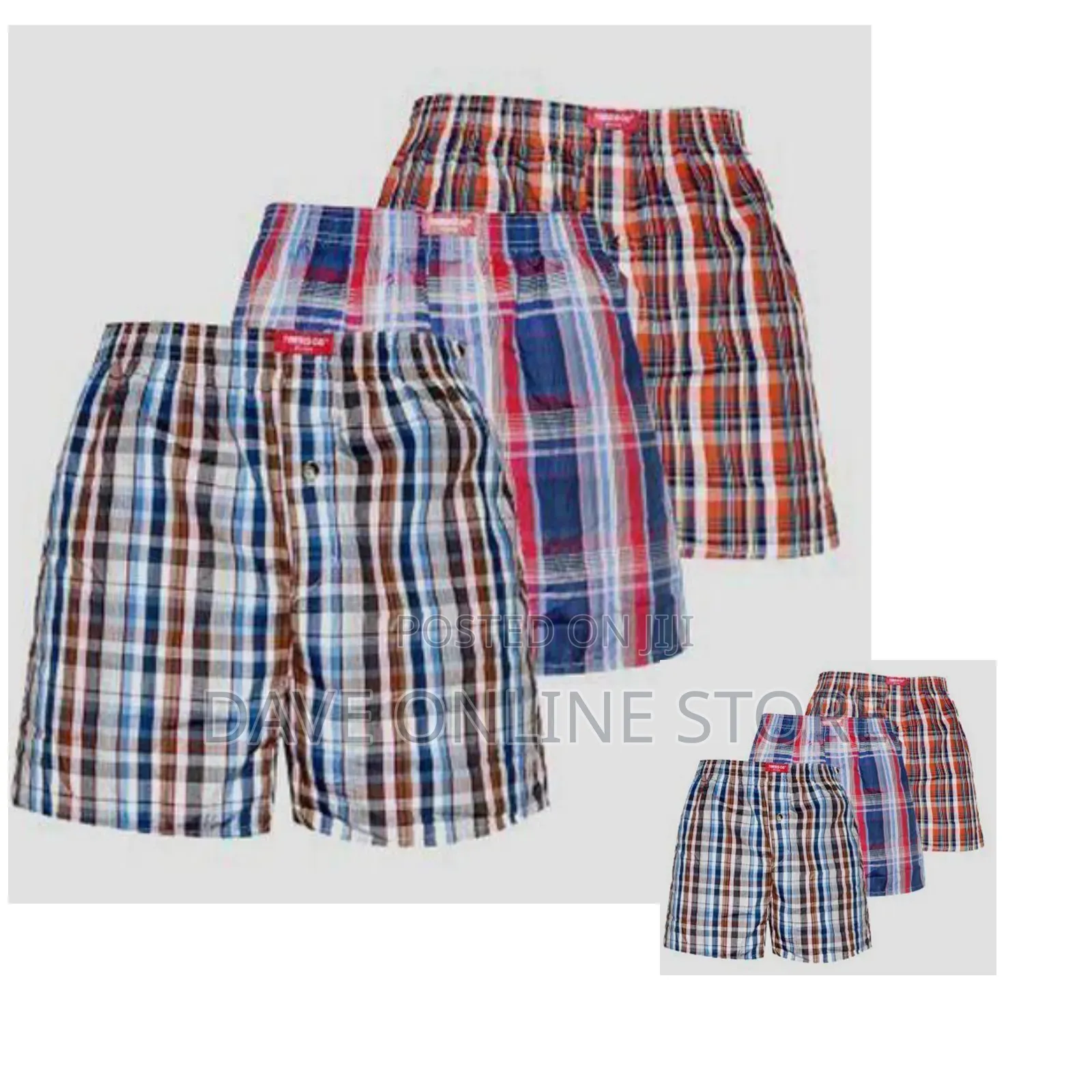 3 Pack of Men's Boxers - Multicolor