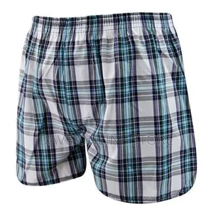 6 Pack Of Men's Checkered Boxers - Multi-color