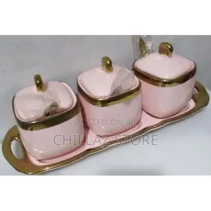 Ceramic Sugar Bowl Set