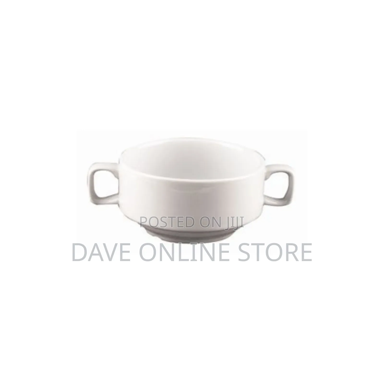 Soup 6 Pc Ceramic Soup Bowls - White