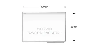 Whiteboard Dry Erase Magnetic Aluminium Frame 180×90 Cm
