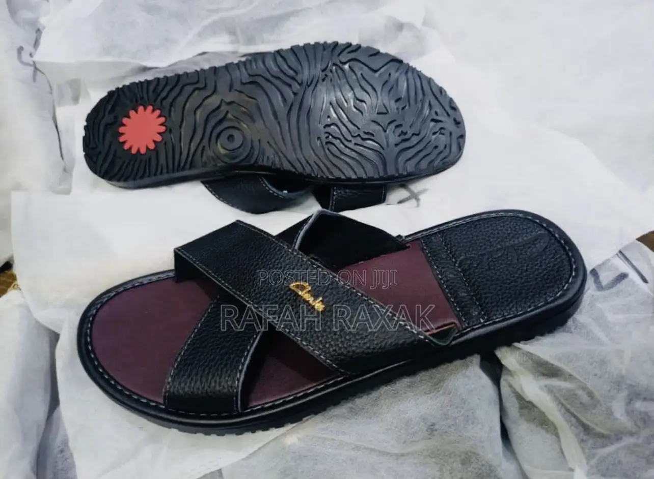 Original Men’S Clarks Cross Leather Sandals