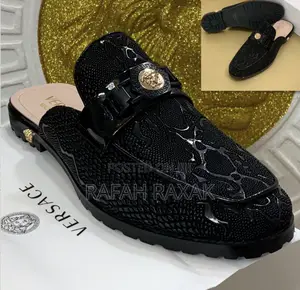 Original Men’S Versace Mules Half Cover Shoes