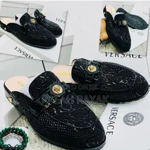 Original Men’S Versace Mules Luxury Half Shoes
