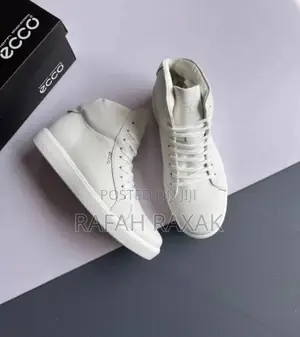 Original Ecco Casual Premium Leather Boot Sneakers