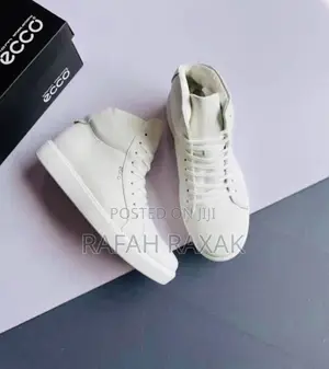 Original Ecco Casual Premium Leather Boot Sneakers