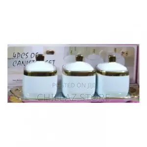 Glass Sugar Bowl Set