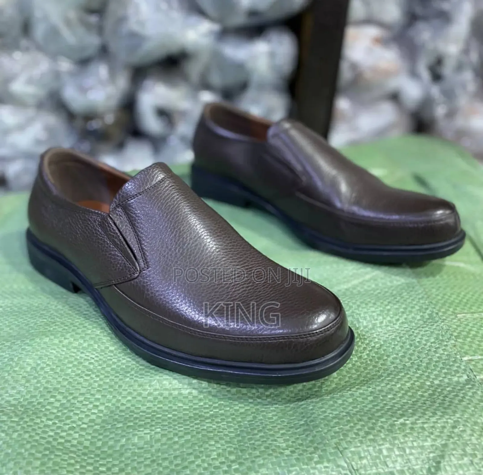 Clarks Slip-on Leather Shoes