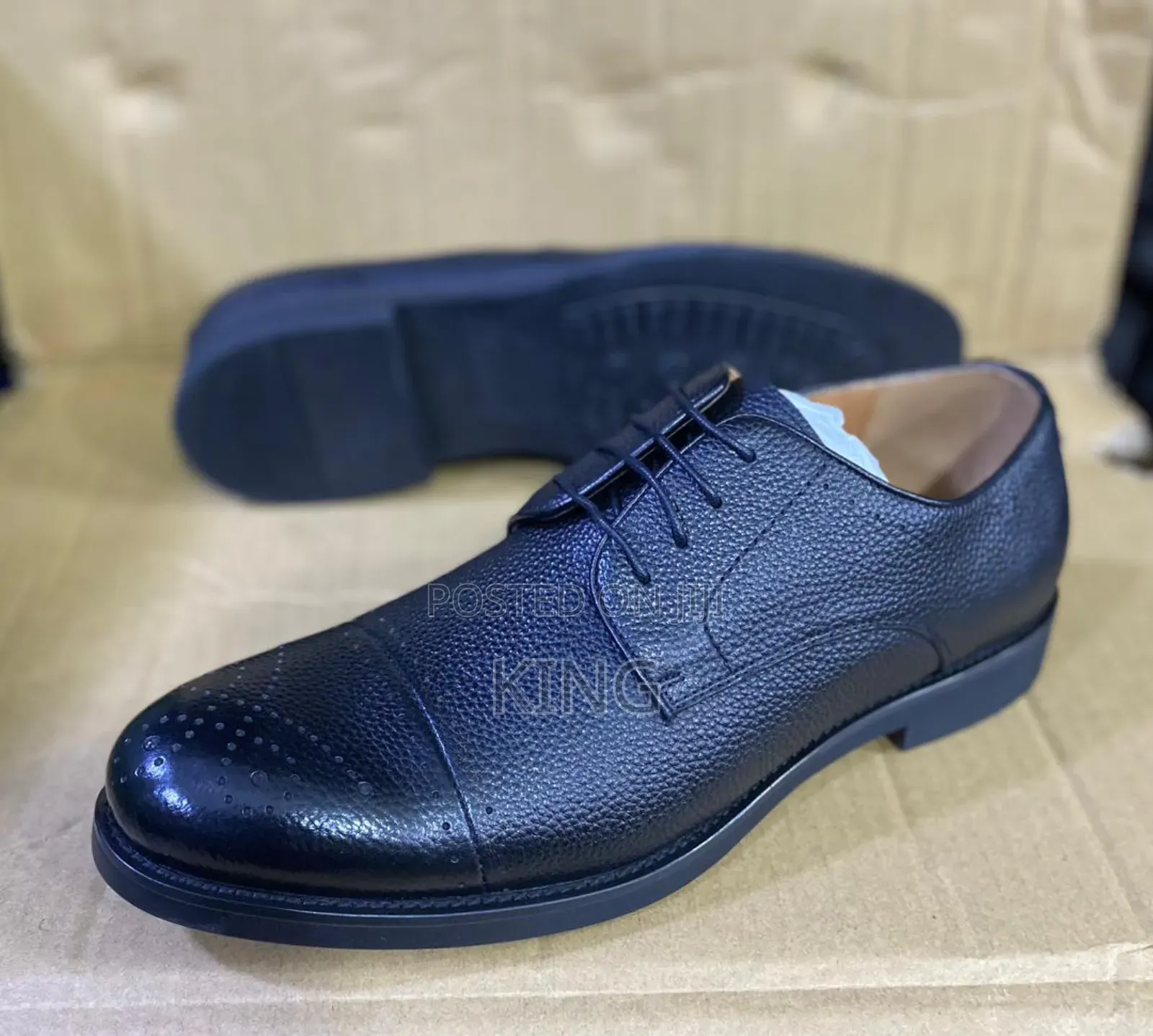 Hunk Black Clarks Premium Leather Shoes