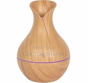 New USB Electric Wood Aroma Oil Diffuser With Led Light