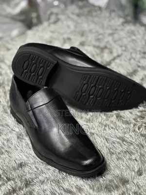 Manly Black Premium Leather Shoes