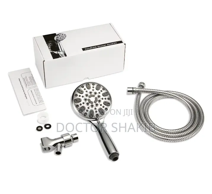 6 Spray High Pressure Handheld Shower Head-Durable