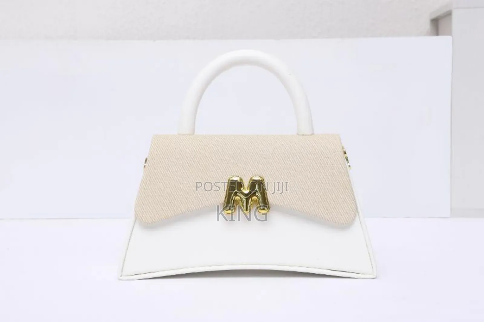 Upscale White Ladies Handbag