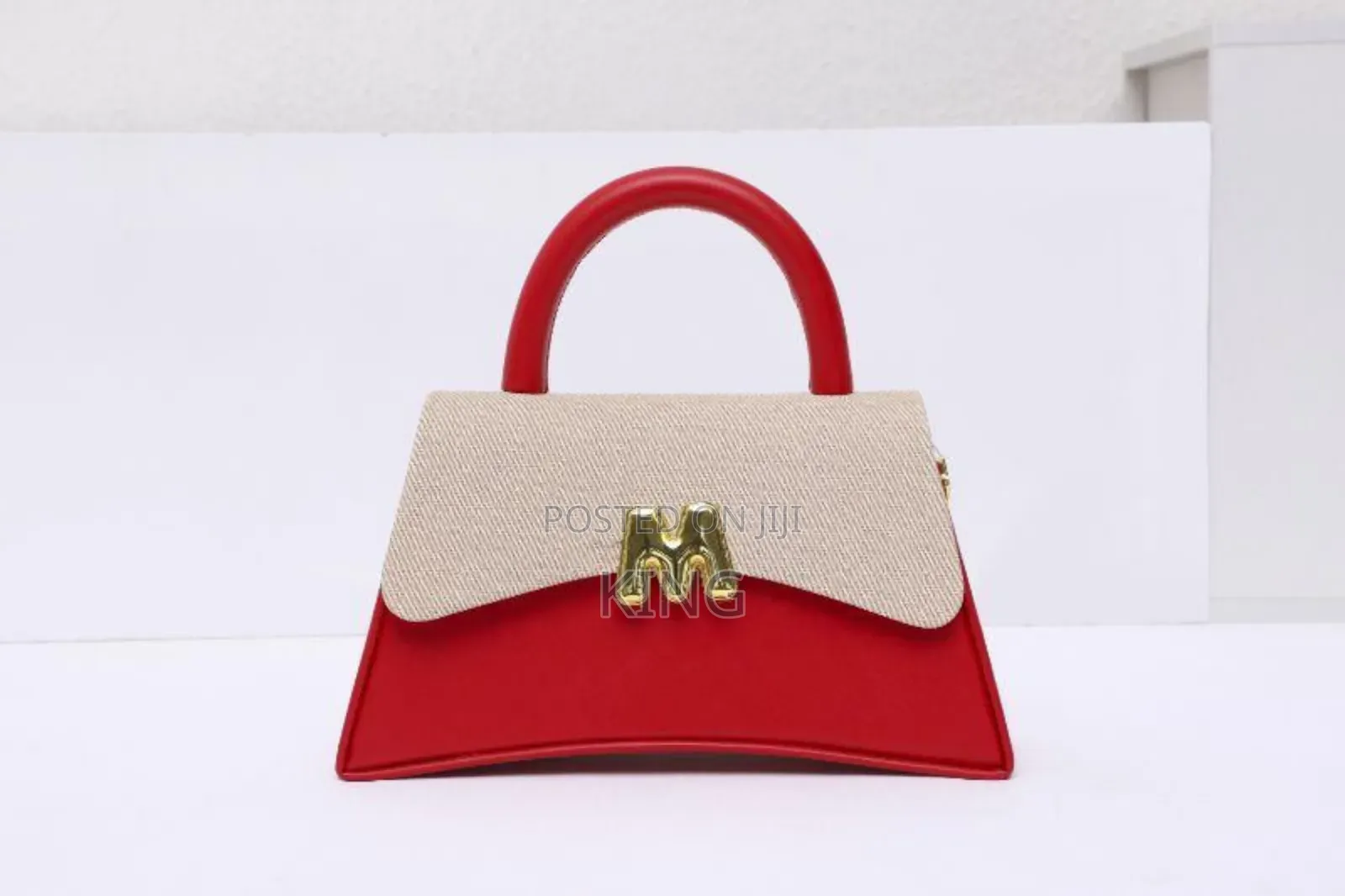 High-End Womens Handbag. Red