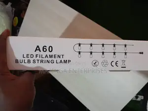 A60 Led Filament Bulb String Lamps(10bulbs a Pack)