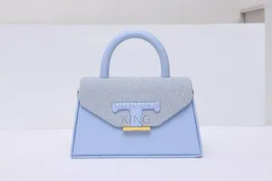 Lux Ladies Handbag. Sky Blue