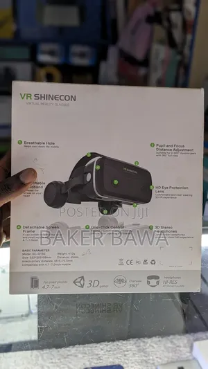 VR Shinecon Virtual Reality Glasses With Headsets