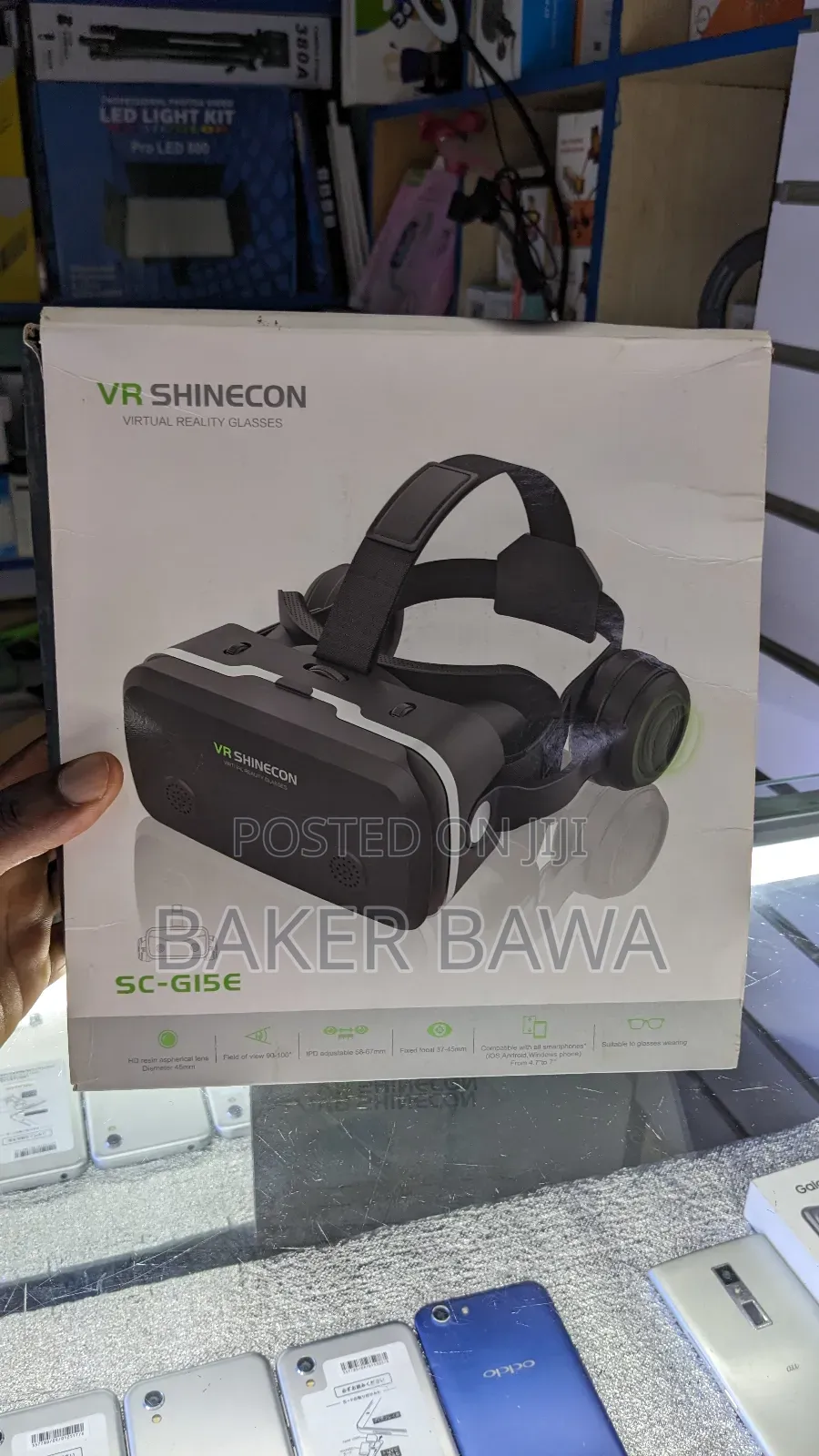 VR Shinecon Virtual Reality Glasses With Headsets