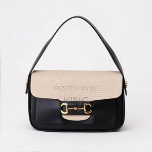 GUCCI Horsebit Coated-Canvas Shoulder Bag