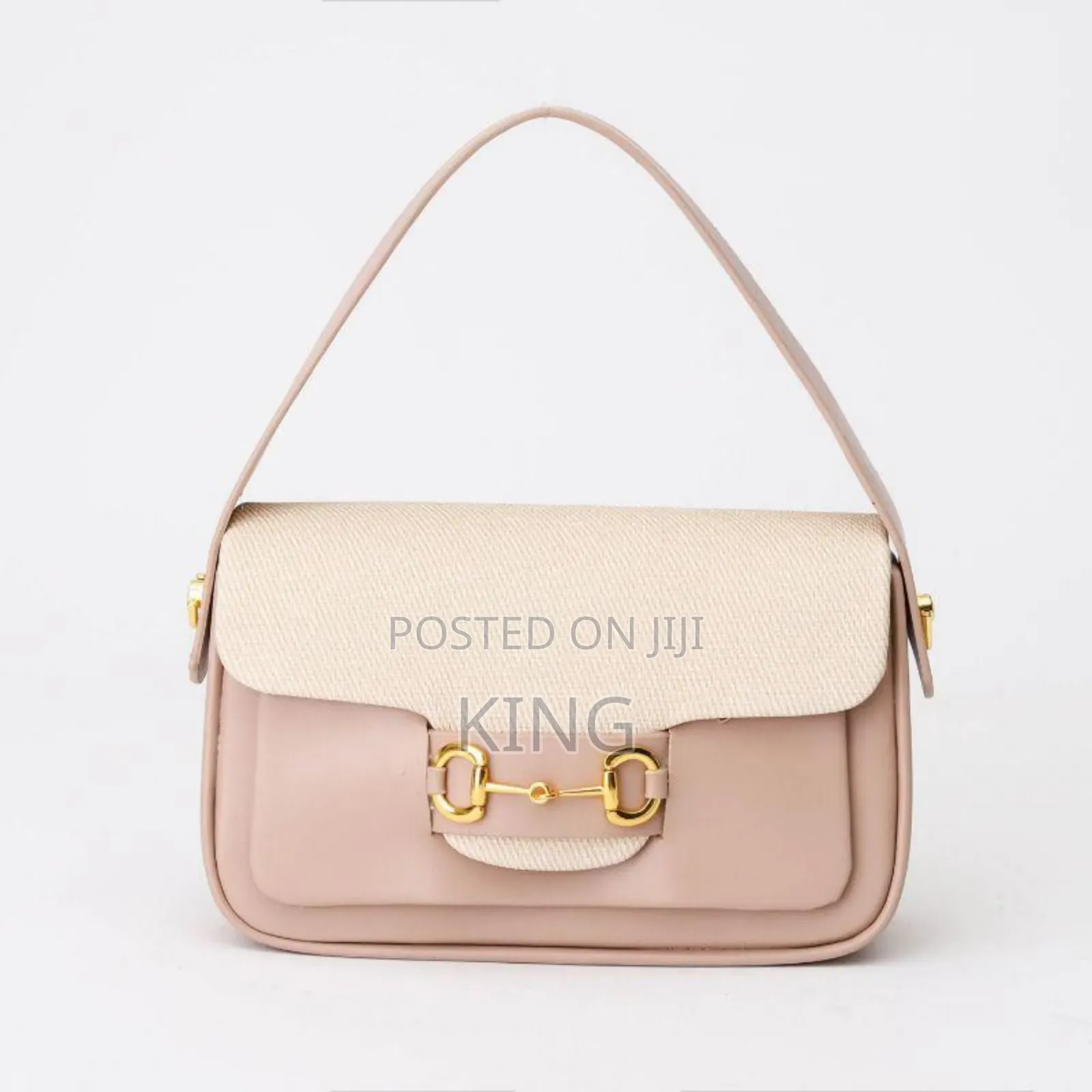 GUCCI Horsebit 1955 Leather-Trimmed Shoulder Bag