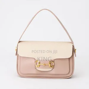 GUCCI Horsebit 1955 Leather-Trimmed Shoulder Bag