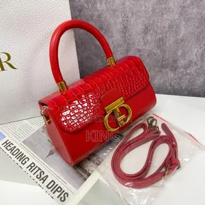 DIOR 30 Montaigne Bag Red Box Calfskin Women Handbag