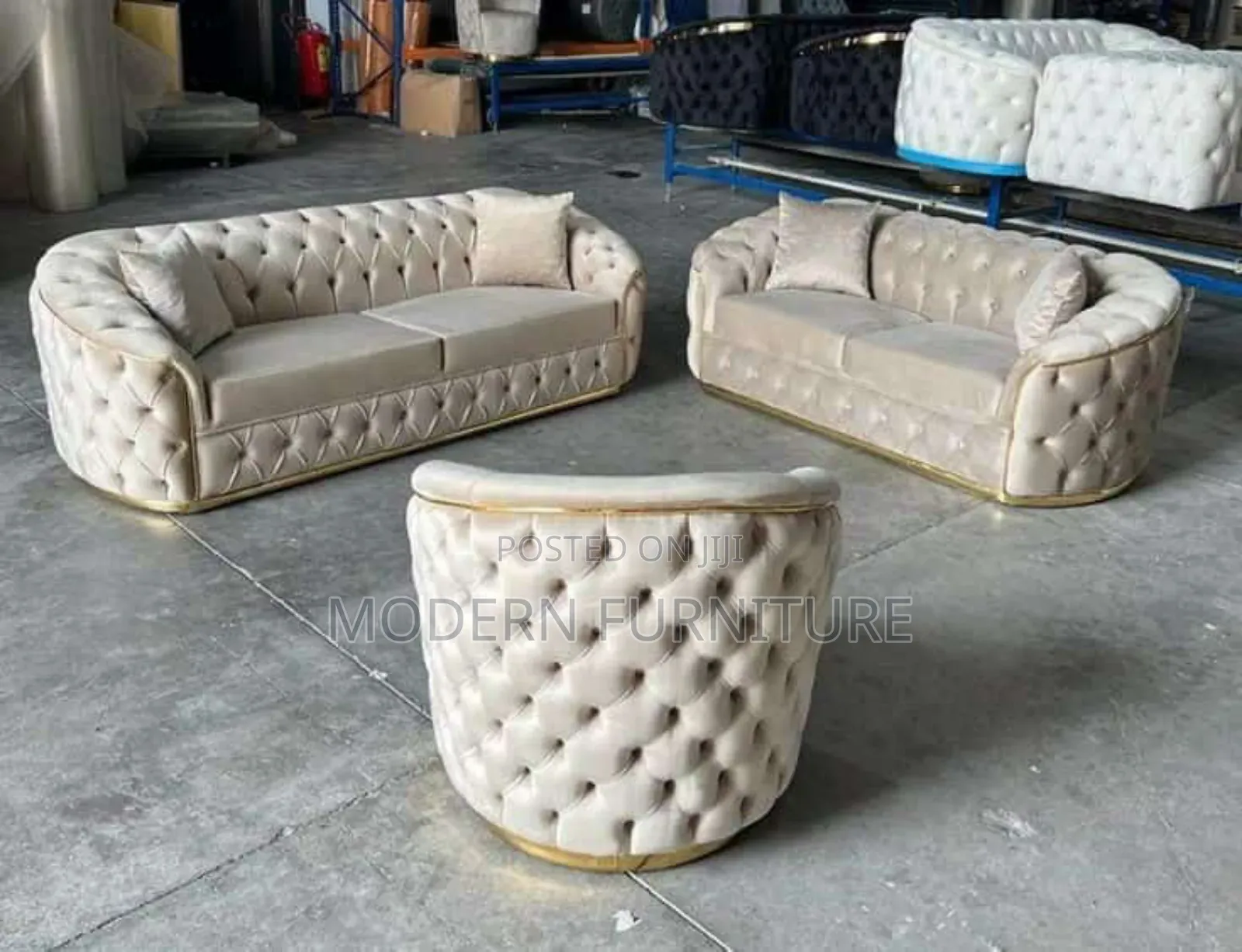 Modern Sofa Set of Six Seaters