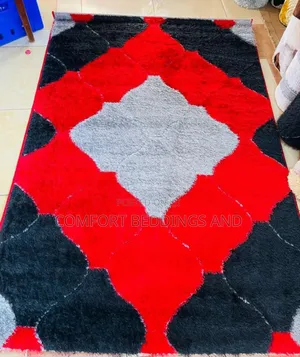 Turkish Centre Carpet Black and Red