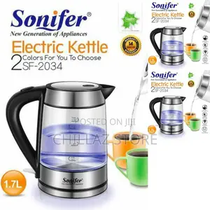 Glass Sonifer Electric Kettle