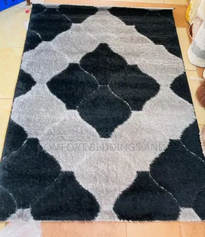 Turkish Centre Carpet Black and Grey